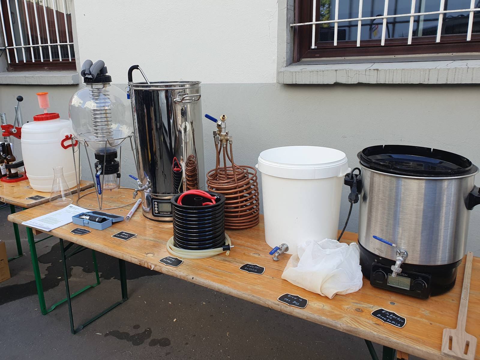 Dinge, die zum Bier brauen benötigt werden