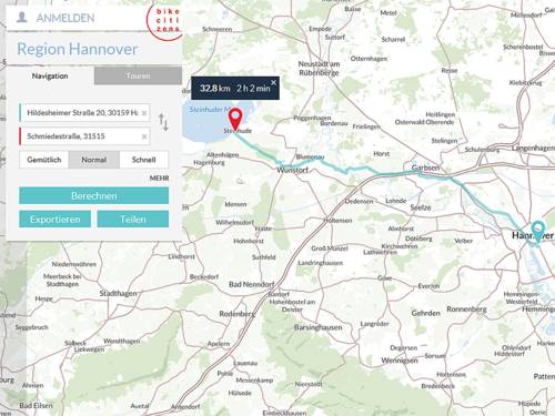 Kostenlose FahrradApp Service Entdeckertag Region