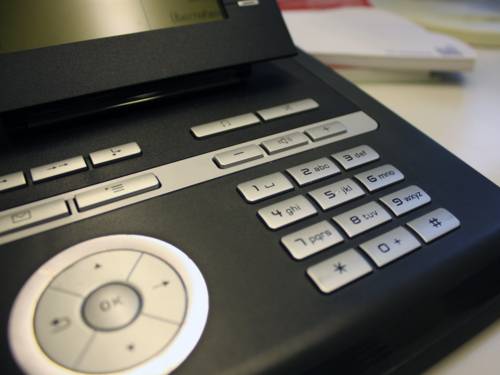 Tastatur eines Telefons