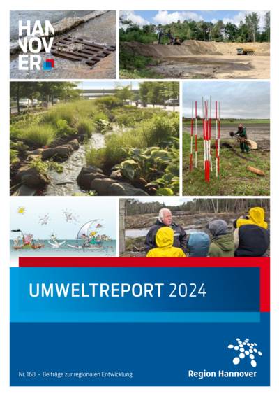 Titelbild einer Broschüre mit einer Collage aus sechs Bildern