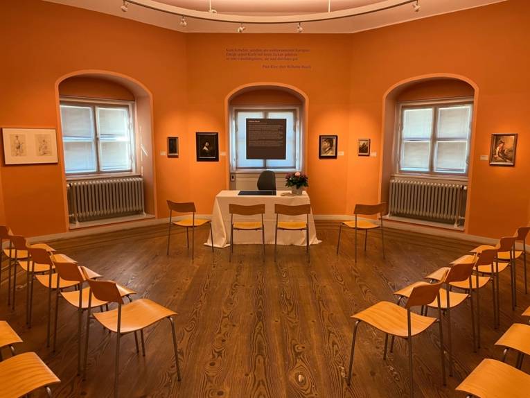 Trauzimmer im Museum Wilhelm Busch in Herrenhausen