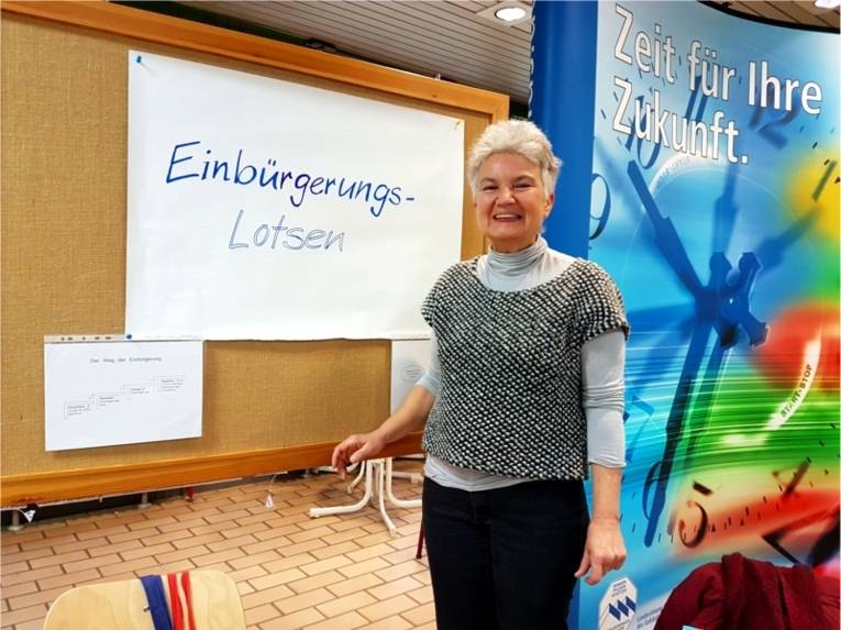 Vorstellung der Arbeit als Einbürgerungslotse.