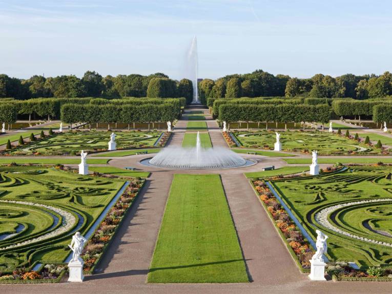 Das Parterre im Großen Garten