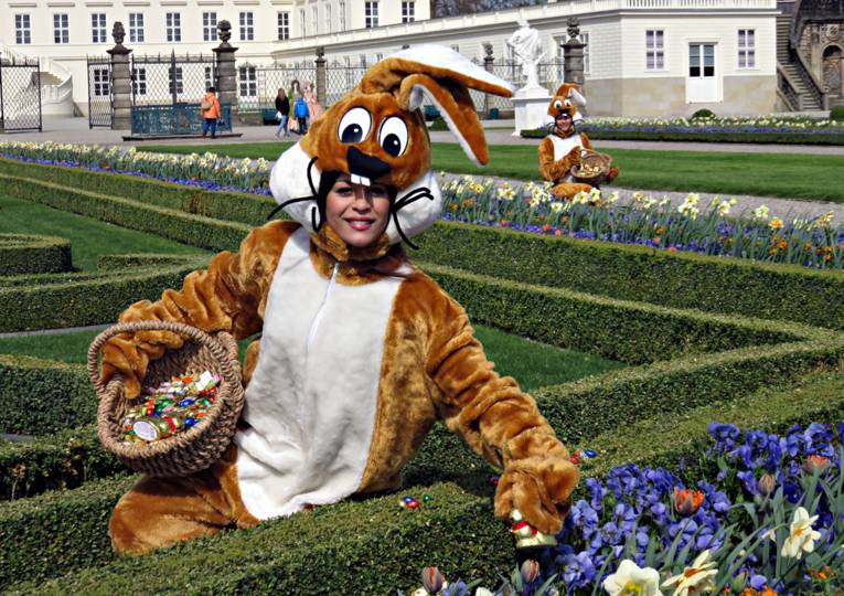Osterhasen im Parterre