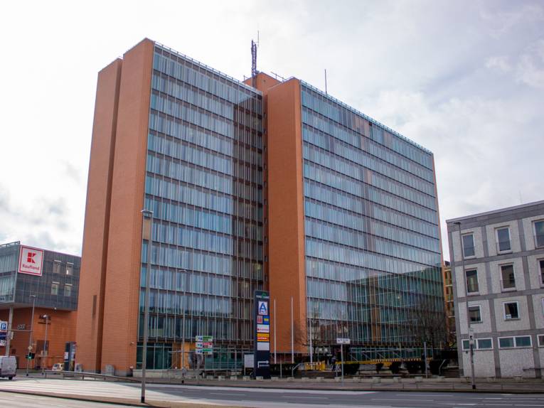 Gebäude des Fachbereich Soziales in der Hamburger Allee 25