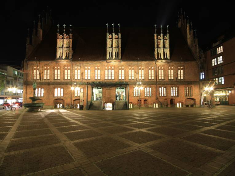 Illuminiertes Historisches Gebäude