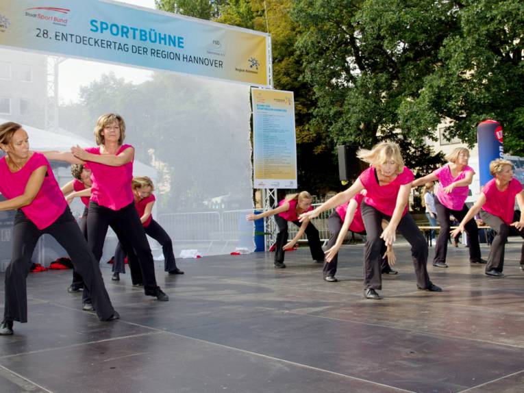 Tanz auf der Sportbühne