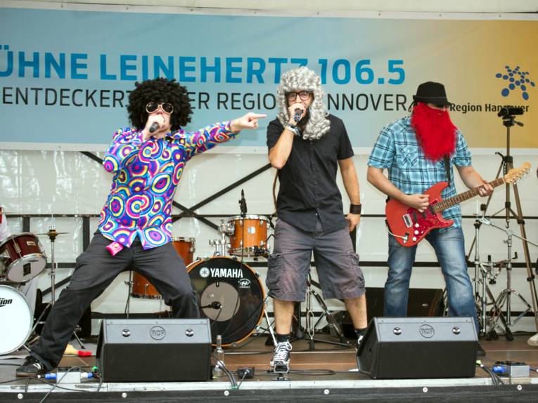 Auftritt Bühne Radio Leinehertz 106.5